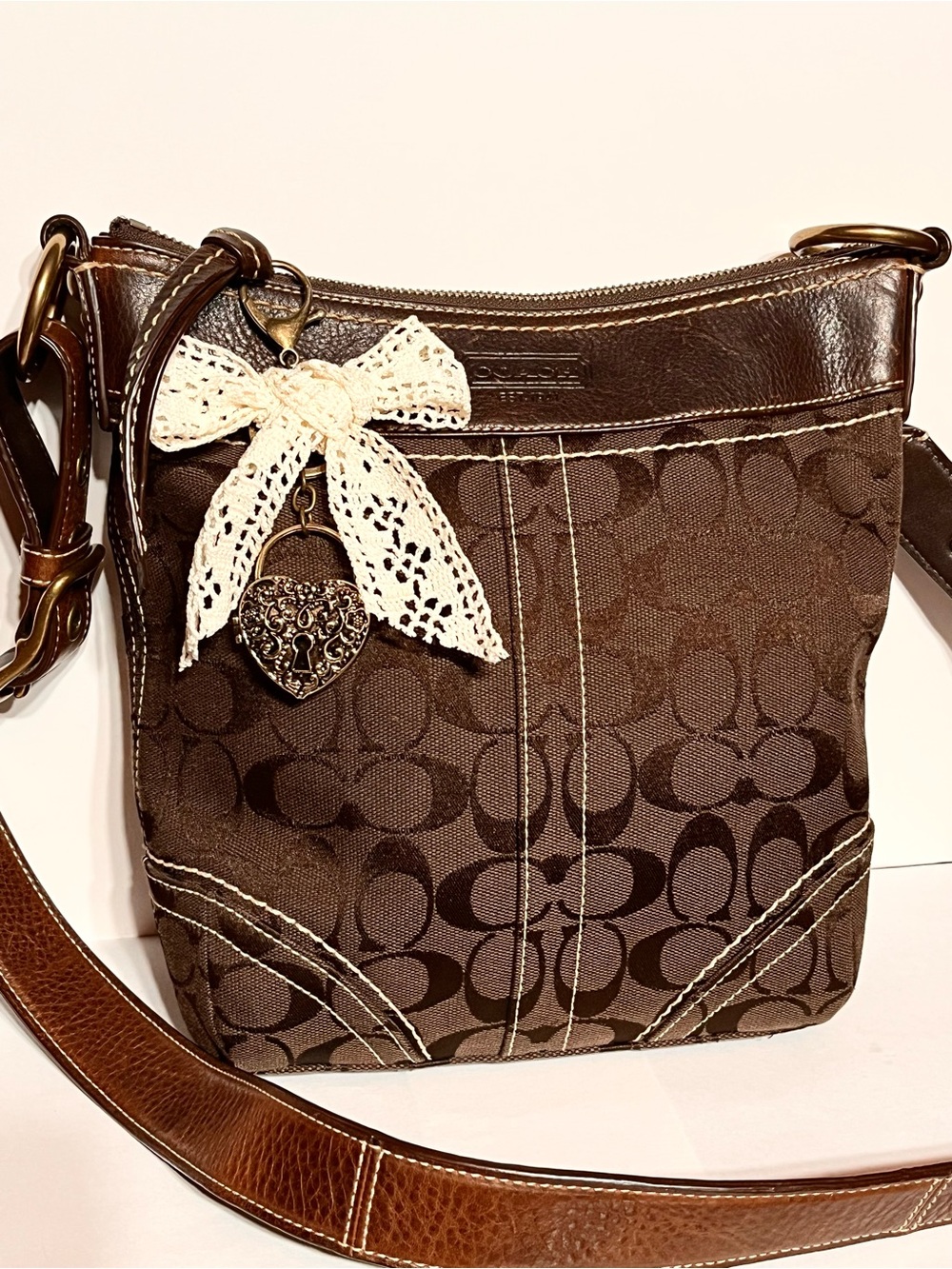 Vintage Coach Convertible Duffle Bag EUC